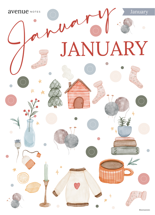 cottage love series - january