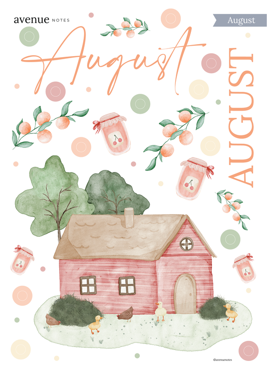 cottage love series - august