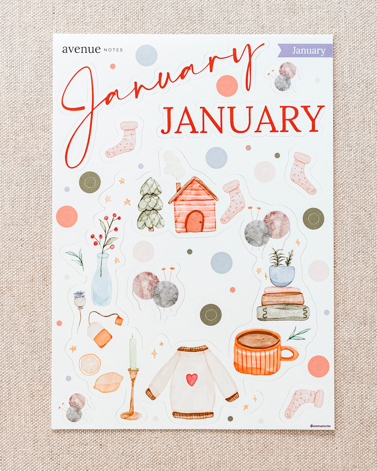 cottage love series - january
