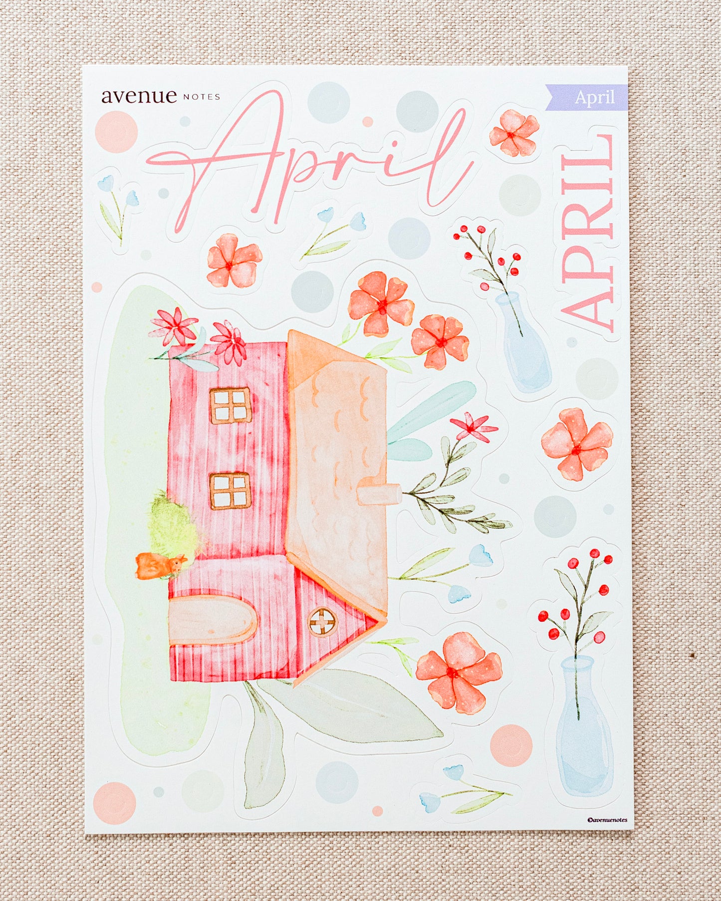 cottage love series - april