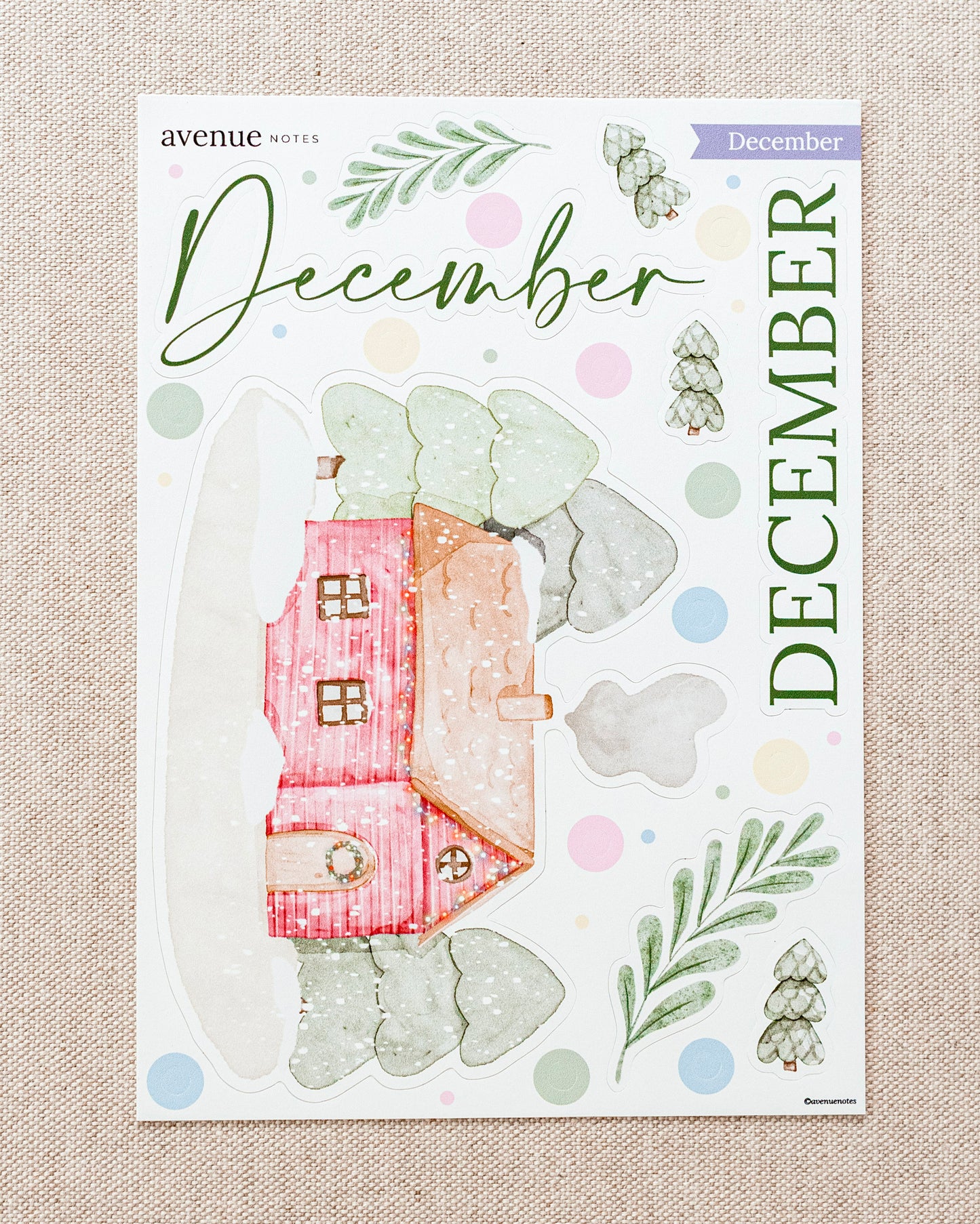 cottage love series - december