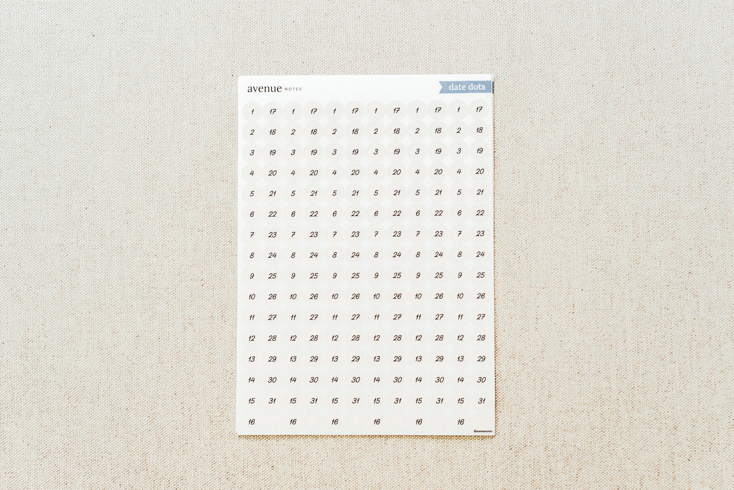 date dots